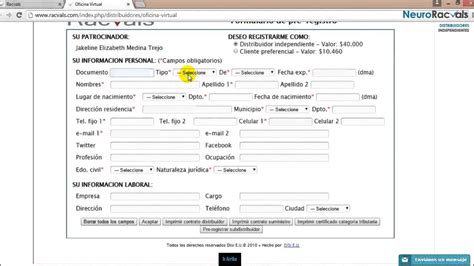 www.mhvida.com oficina virtual|FORMATO DE PRE REGISTRO.
